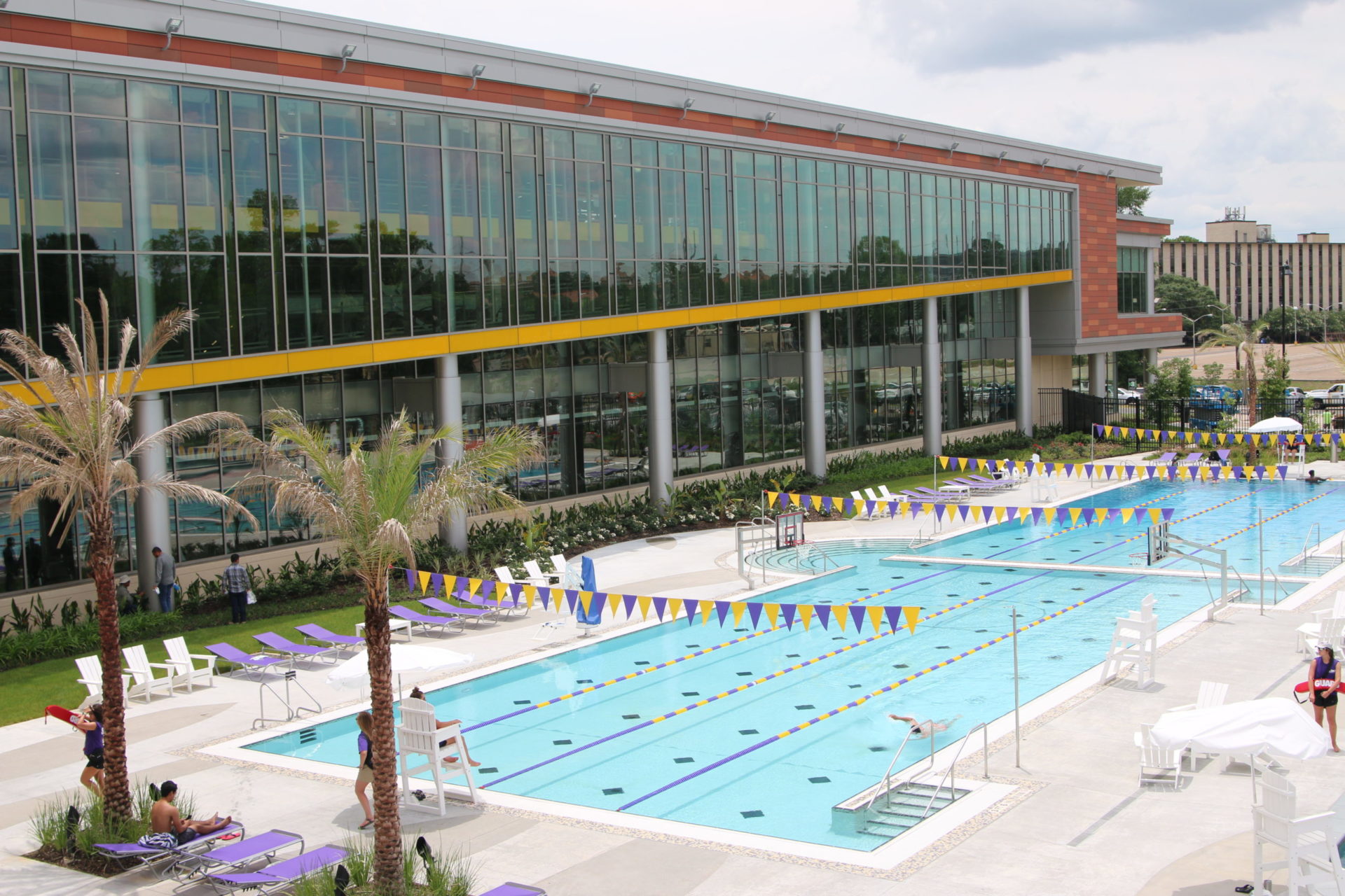 Louisiana State University Outdoor Leisure Pool Baton Rouge Counsilman Hunsaker